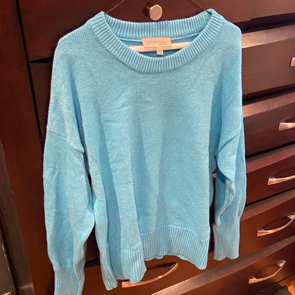 Philosophy Sky Blue Knit Sweater